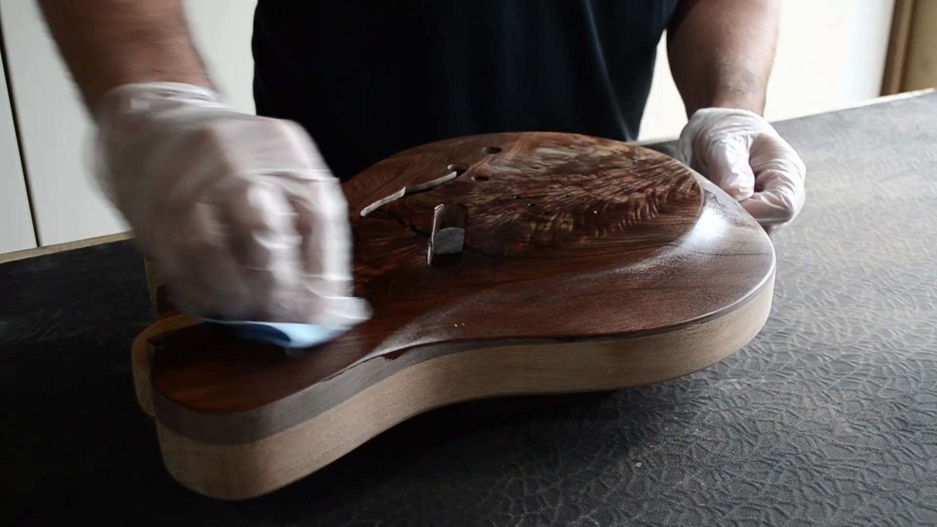 Guitar building process